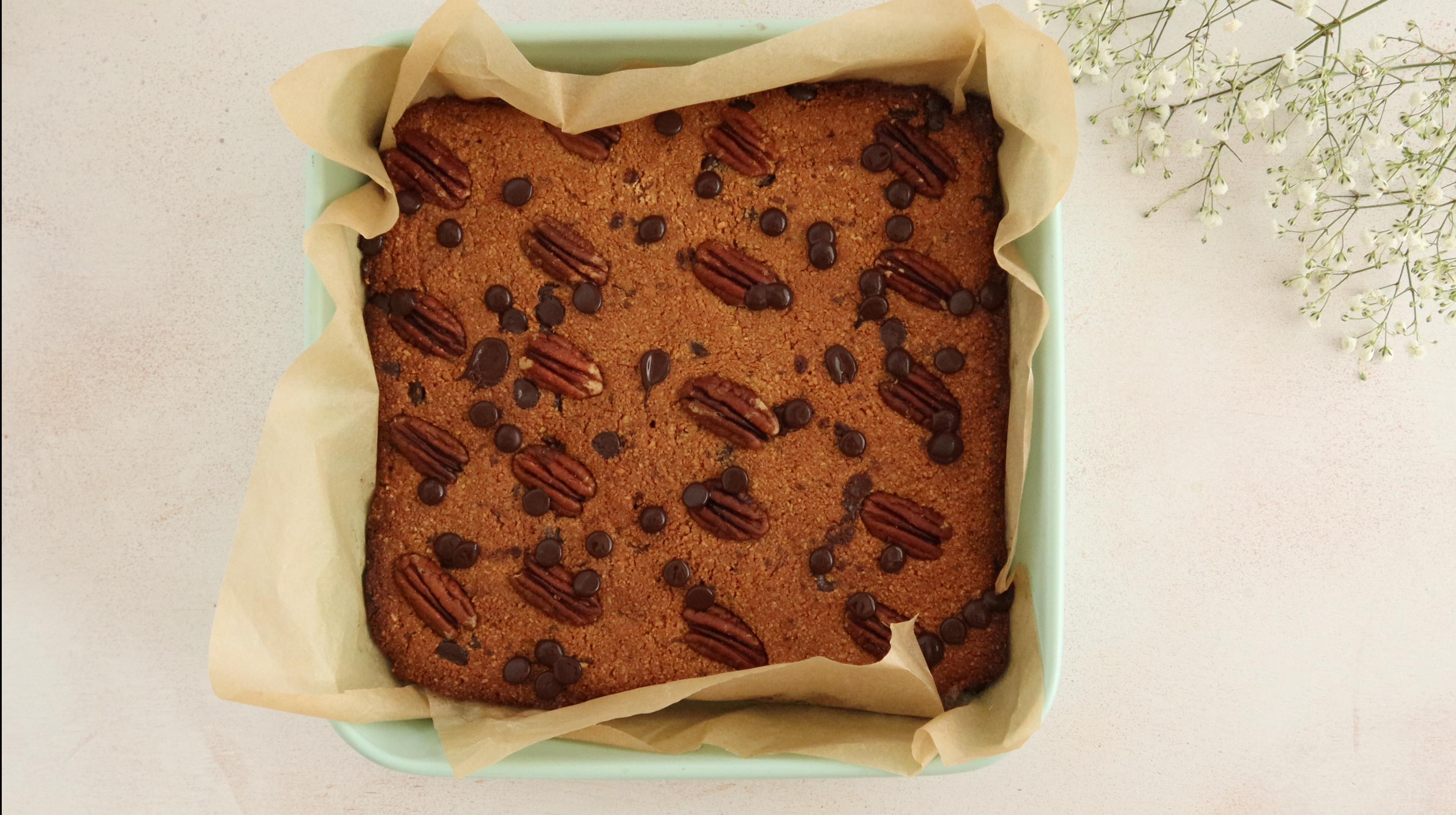 cocoa butter keto blondies