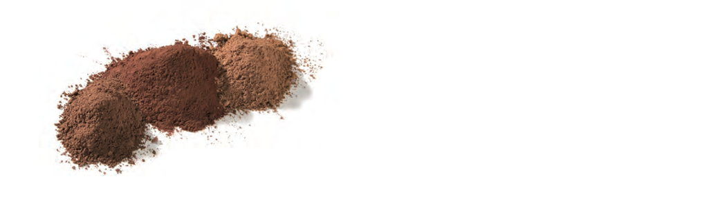 pure cocoa powders